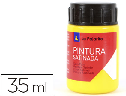 Pintura látex La Pajarita amarillo oro 35ml.